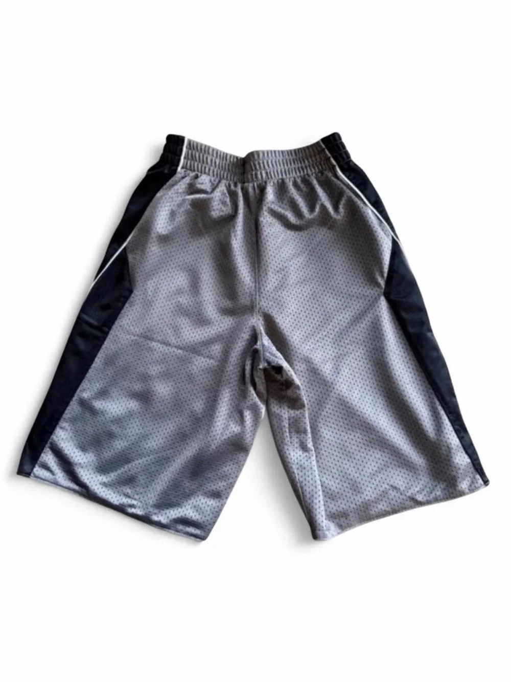 C9 Champion Boys Reversible Mesh Athletic Shorts Gray Black Large